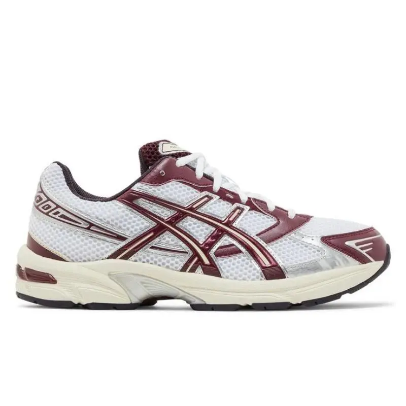 ASICS GEL-1130 WHITE MAROON BANNER  (42)