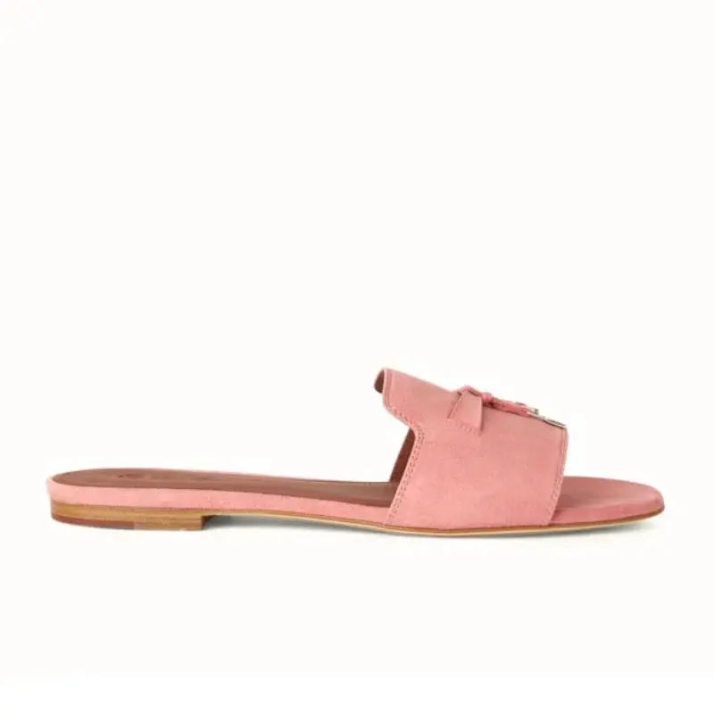 Loro piana Summer Charms Sandal Suede Goatskin  (37)