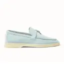 Loro piana Summer Charms Walk Loafer Suede Spring Waterfall Melange 