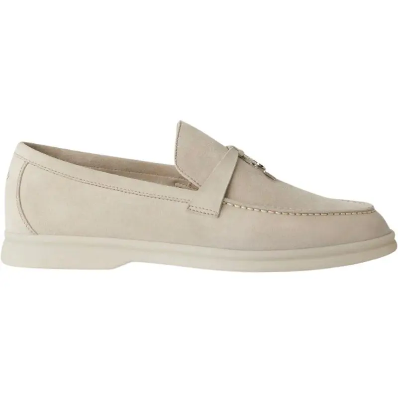 Loro piana Babouche Charms Walk Loafer 'Linen  (37)