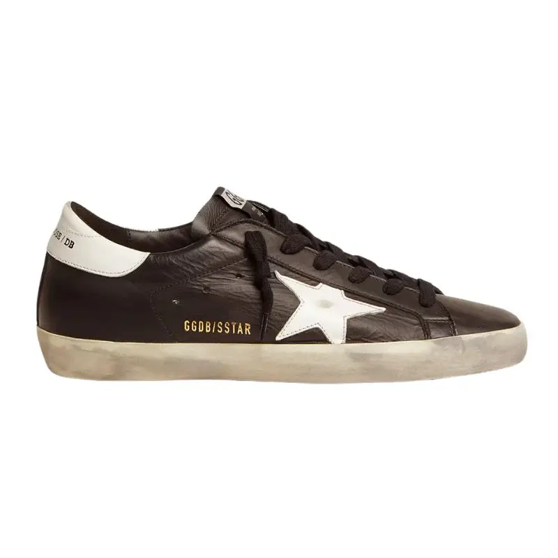 Golden Goose Super-Star – Black White Leather  (37)