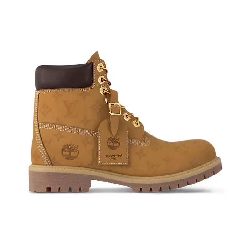 Louis Vuitton Timberland 6″ Ankle Boot – Wheat Monogram  (42)