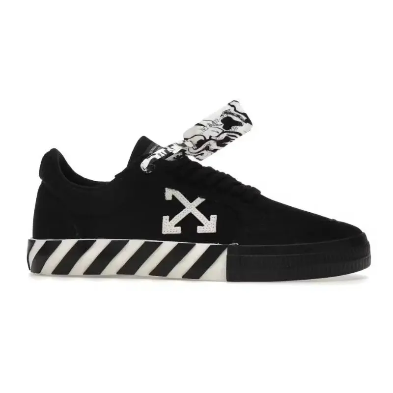 OFF-WHITE Vulc Low Canvas – Black White  (36)