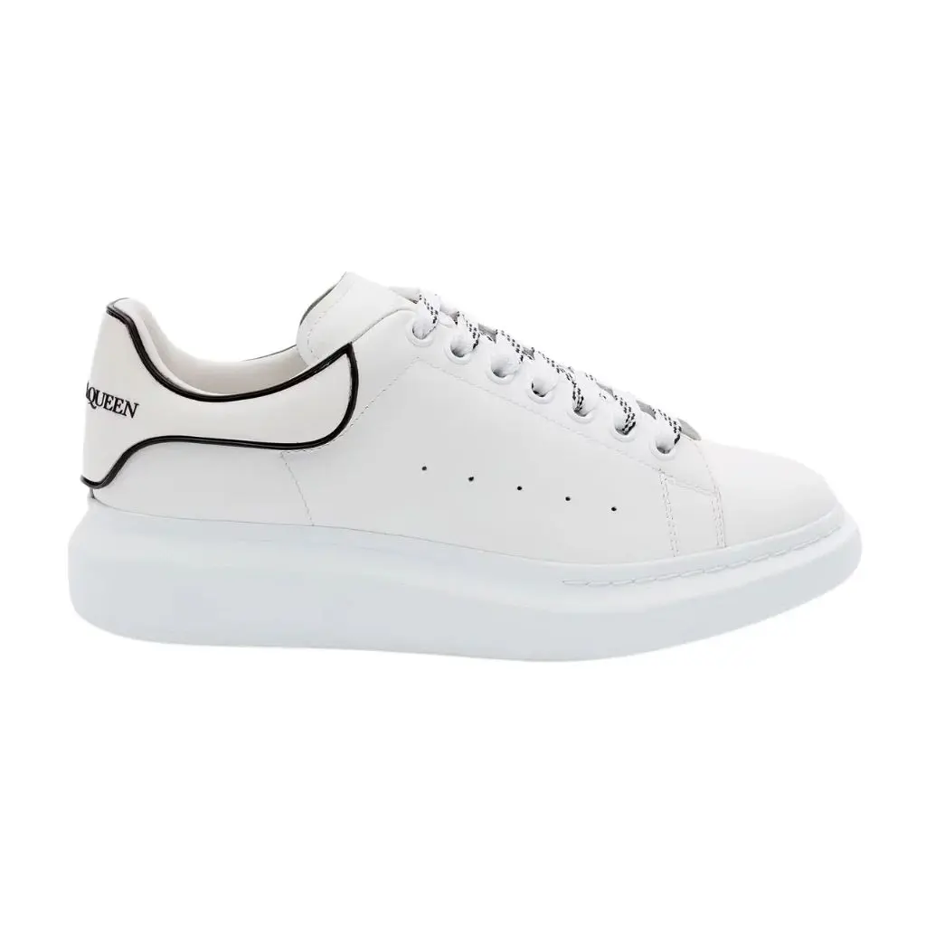Alexander Mcqueen Oversized – White Black Trim  (42)