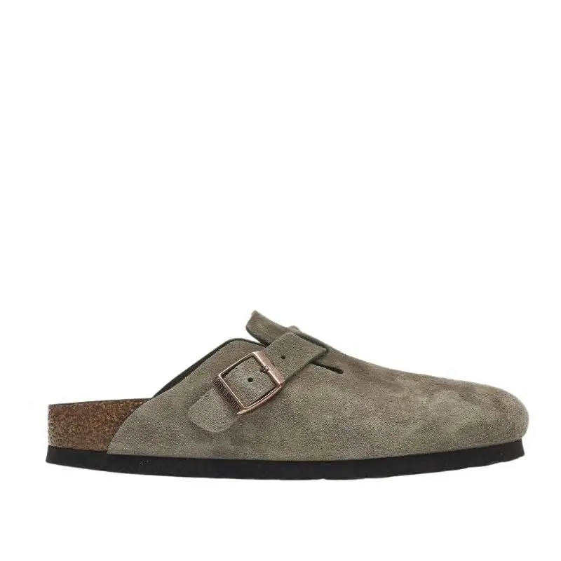 Birkenstock Boston Soft Footbed – Suede Taupe  (36)