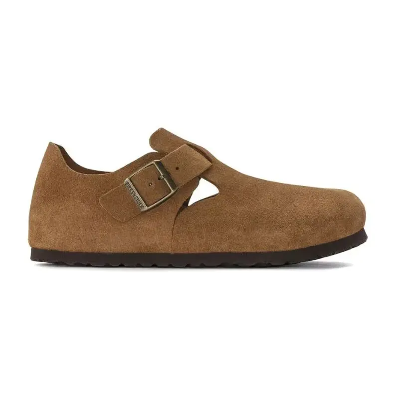 Birkenstock London – Suede Leather Mink  (36)