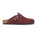 Birkenstock Boston Burgundy – Suede Leather Zinfandel 