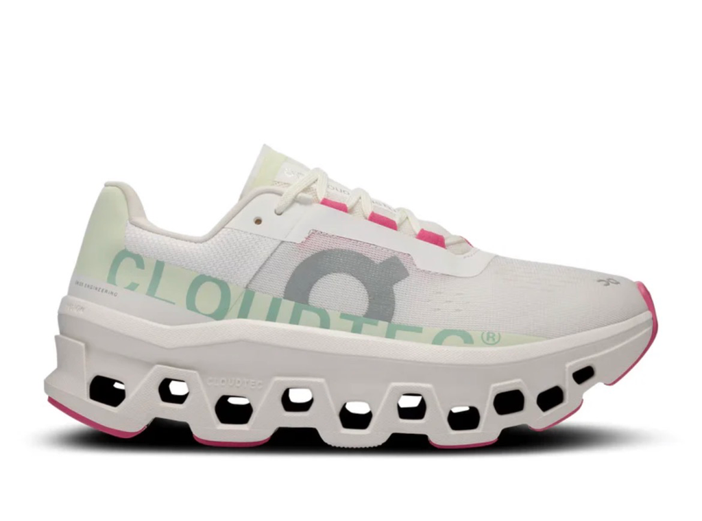 On Running Cloudmonster White/Lima