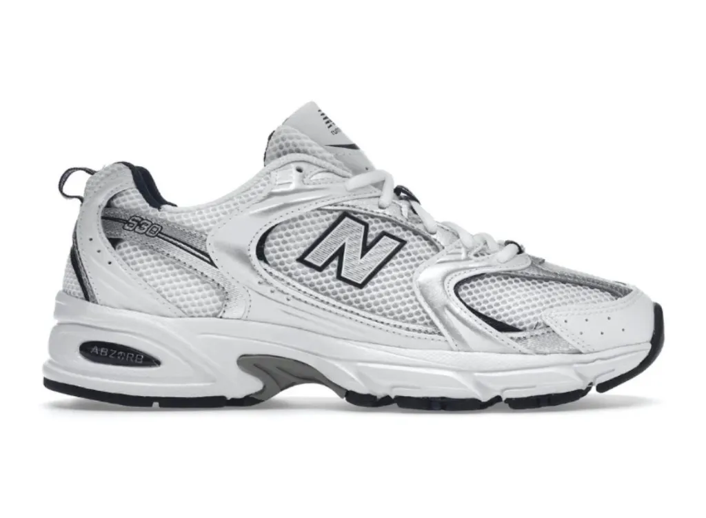 New Balance 530 – White Silver Navy