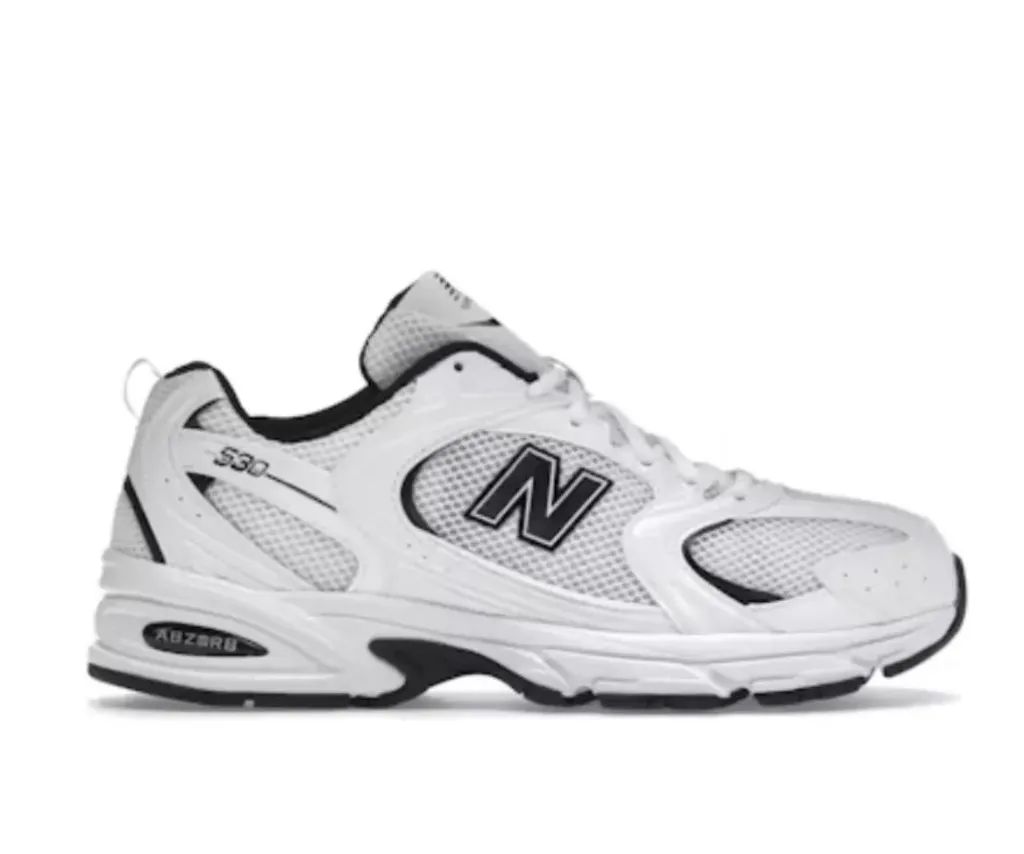 New Balance 530 – White Black Details